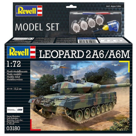 REVELL 1/72 LEOPARD 2A6/A6M (63180)