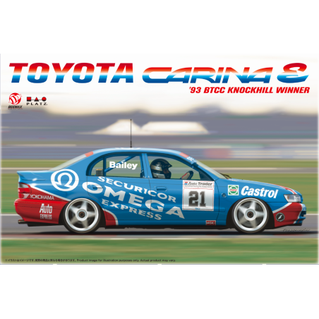 BEEMAX 1/24 TOYOTA CARINA E "93 BTCC Knockhill Winner (24031)