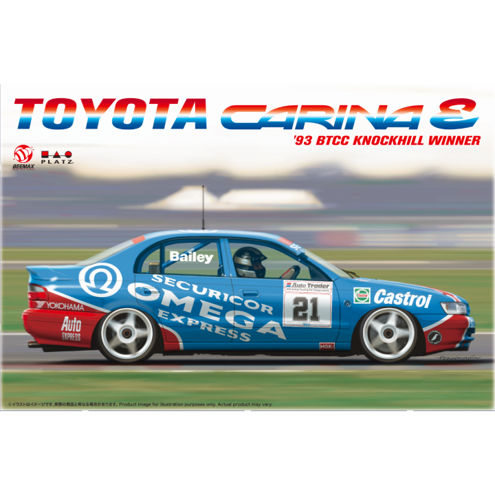BEEMAX 1/24 TOYOTA CARINA E "93 BTCC Knockhill Winner (24031)