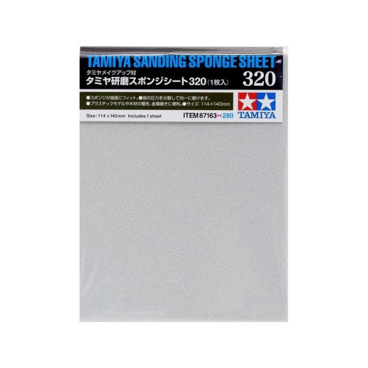 TAMIYA SANDING SPONGE SHEET  320 (87163)