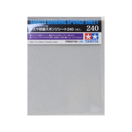 TAMIYA SANDING SPONGE SHEET P240 87162