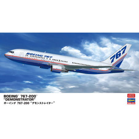 HASEGAWA 1/200 BOEING 767-200            "DEMONSTRATOR" (10853)