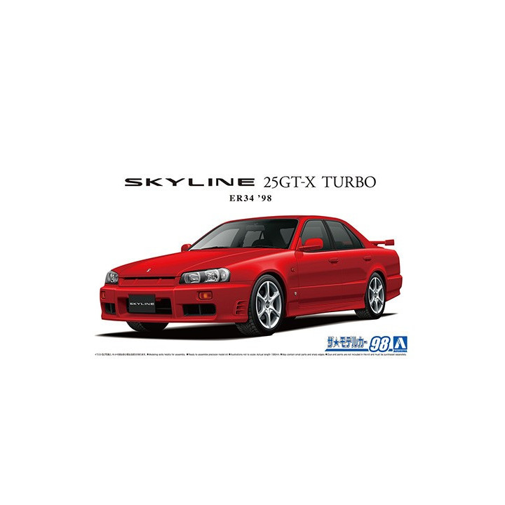 AOSHIMA 1/24 NISSAN ER34 SKYLINE 25GT-X