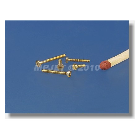 HM Šroub M1x 6 mosazný ( 10 kusů ) MP JET / 70021 BR