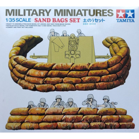 TAMIYA 1/35 MILITARY SAND BAGS SET (35025)