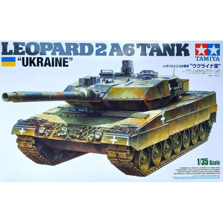 TAMIYA 1/35 LEOPARD 2A6 TANK "UKRAINIE"  (25207)