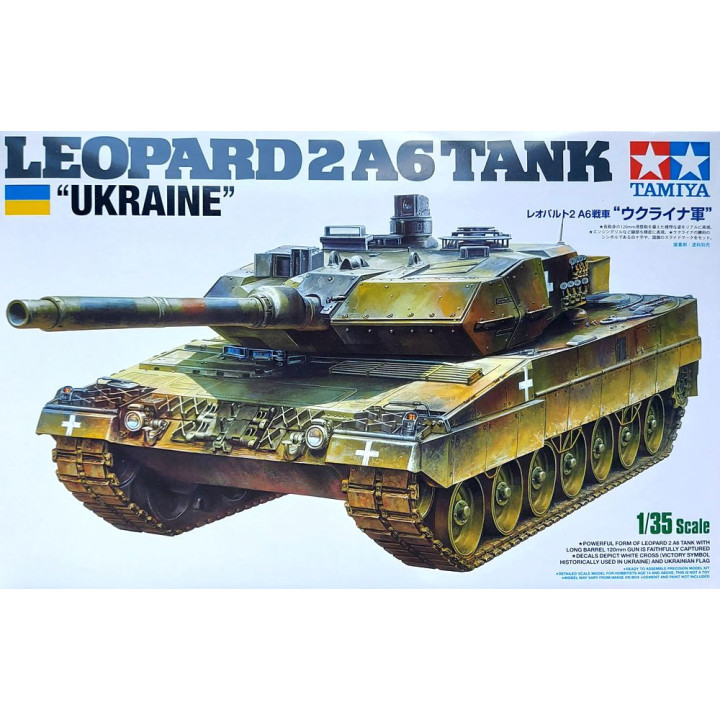 TAMIYA 1/35 LEOPARD 2A6 TANK "UKRAINIE"  (25207)