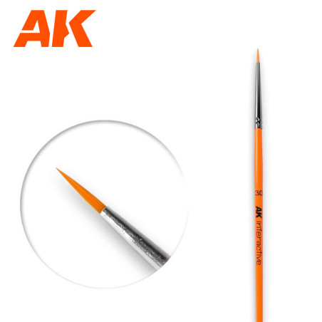 AK PĘDZEL OKRĄGŁY 3/0 (AK-601) SYNTHETIC
