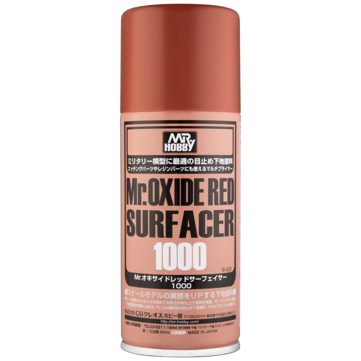 MR.HOBBY B-525 Mr.OXIDE RED SURFACER     1000 / podkład rdzawy 170 ml