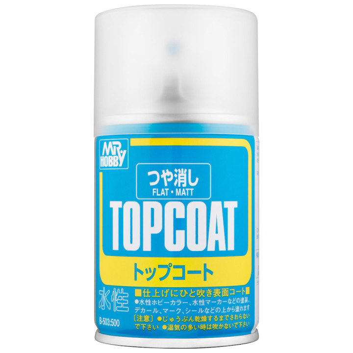 MR.HOBBY B-503 Mr.TOPCOAT FLAT / matný lak 88 ml