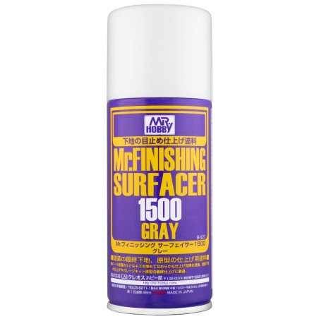 MR.HOBBY B-527 Mr.FINISHING SURFACER 1500 GRAY / Základní nátěr šedý 170 ml