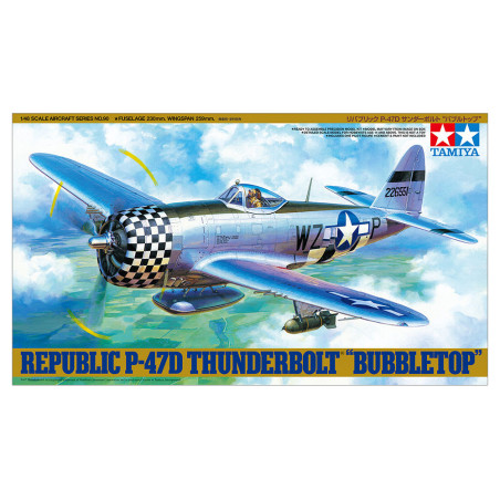 TAMIYA 1/48 P-47D THUNDERBOLT BUBBLETOP (61090)
