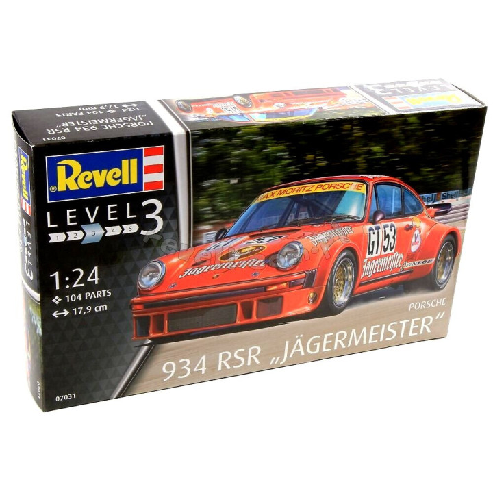 REVELL 1/24 PORSCHE 934 RSR              "JÄGERMEISTER" (07031)