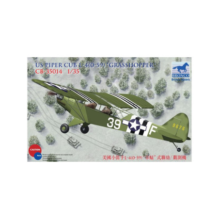 BRONCO 1/35 PIPER CUB L4 US GRASSHOPPER  (35014)
