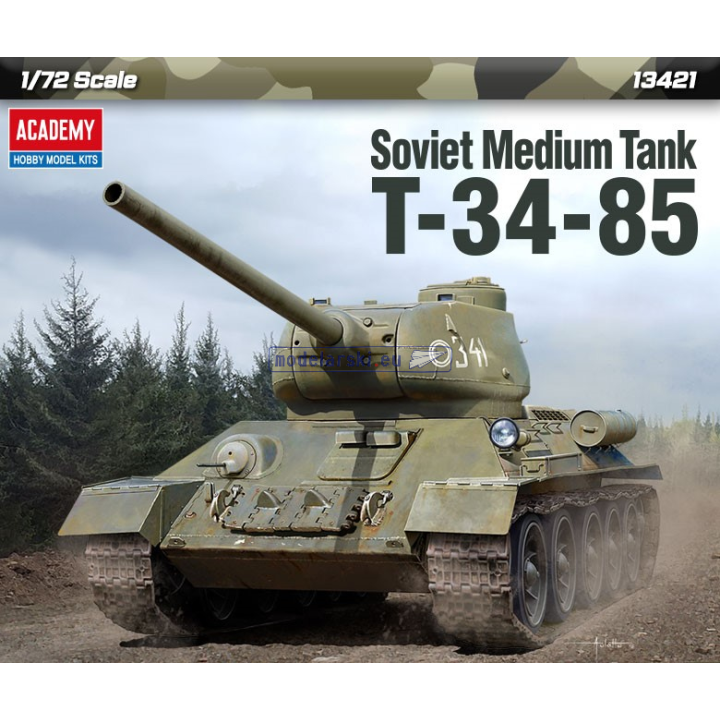 ACADEMY 1/72 T-34/85 (POLISH PAINTING) 13421