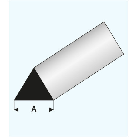 HM PRĘT TRÓJKĄT. PLASTIKOWY 3*330 mm     (MP80314) - 1 sztuka