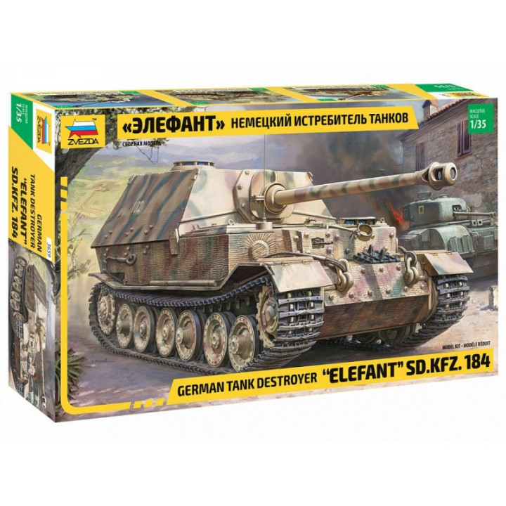 ZVEZDA 1/35 GERMAN TANK DESTROYER ELEFANT (3659)