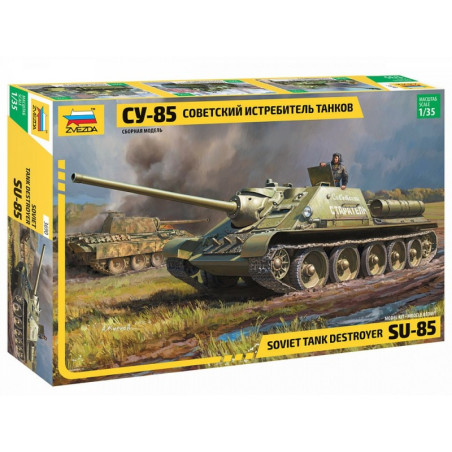 ZVEZDA 1/35 SOVIET TANK DESTROYER SU-85 (3690)