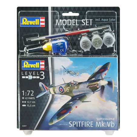 REVELL 1/72 SUPERMARINE SPITFIRE MK.Vb   (63897)