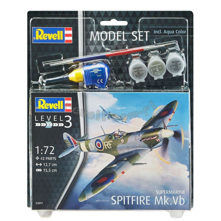 REVELL 1/72 SUPERMARINE SPITFIRE MK.Vb   (63897)