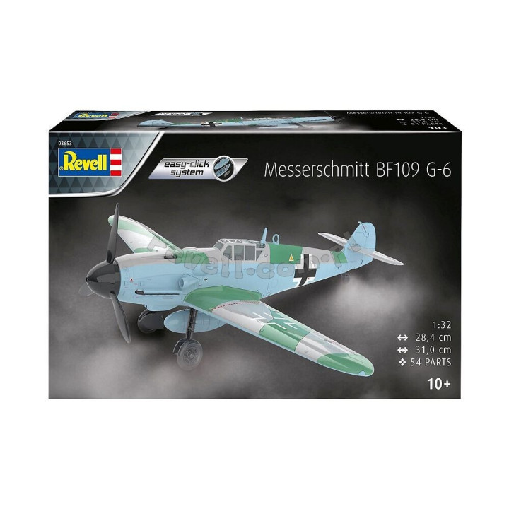 REVELL 1/32 MESSERSCHMITT Bf 109 G6      Easy-Click System (03653)