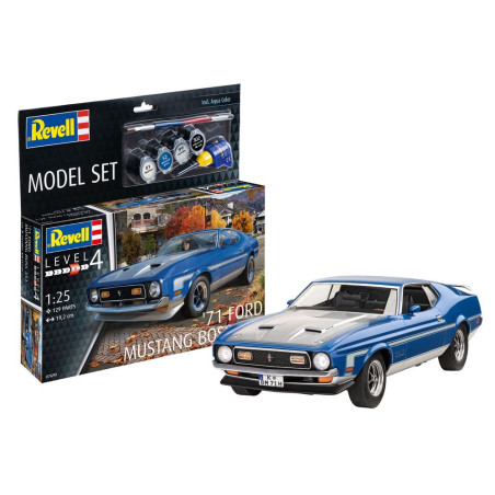 REVELL 1/25 `71 MUSTANG BOSS 351 MODEL   SET (67699)