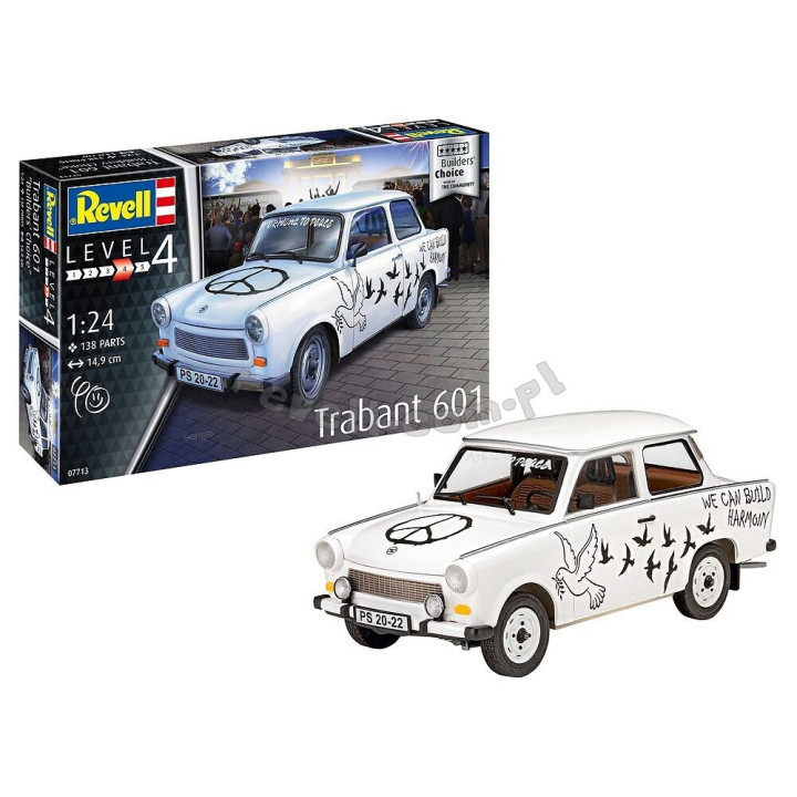 REVELL 1/24 TRABANT 601S "BUILDERS CHOICE" MODEL SET (67713)