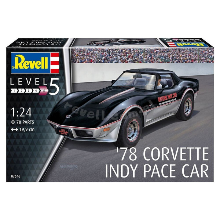 REVELL 1/24 CORVETTE INDY PACE CAR "1978 SET (67646)