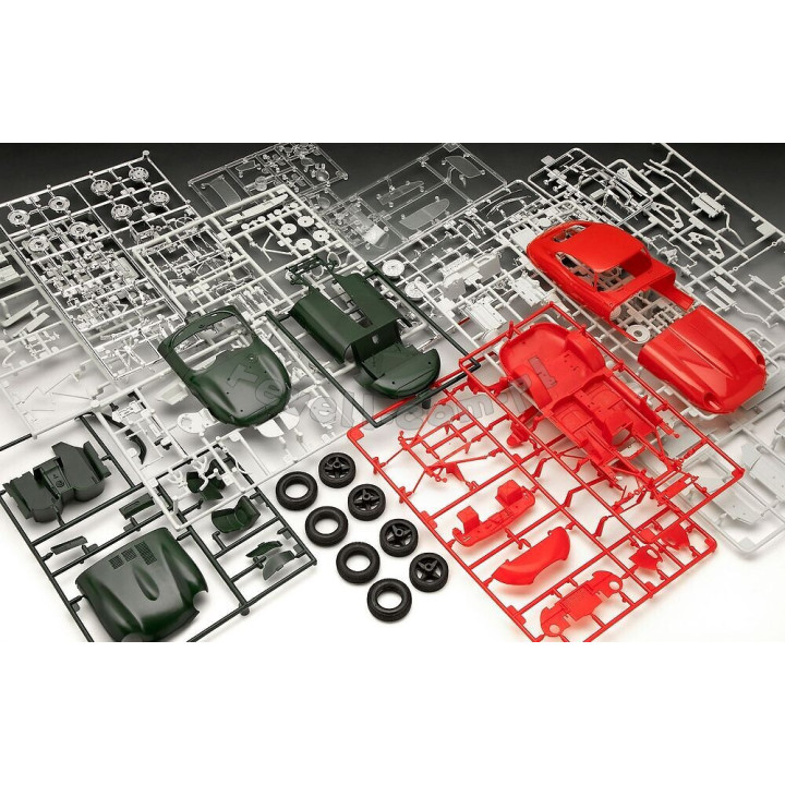 REVELL 1/24 JAGUAR 100th ANNIVERSARY & E-TYPE SET (05667) SET