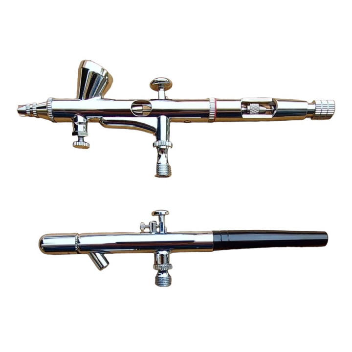 MG AEROGRAPH TG-208K + TG-128 + 0,2 / 0,3 / 0,35 / 0,5 mm s jehlou + hadice
