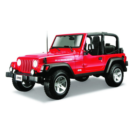 MAISTO 1/18 JEEP WRANGLER RUBICON        CZERWONY