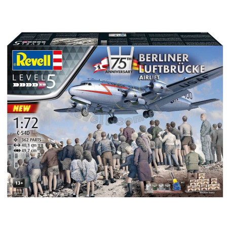REVELL 1/72 75th ANNIVERSARY Berliner    Luftbrücke SET (05652)