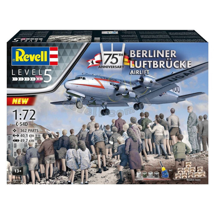REVELL 1/72 75th ANNIVERSARY Berliner    Luftbrücke SET (05652)