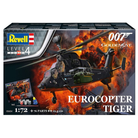 REVELL 1/72 EUROCOPTER TIGER (James Bond 007) "GoldenEye" SET (05654)