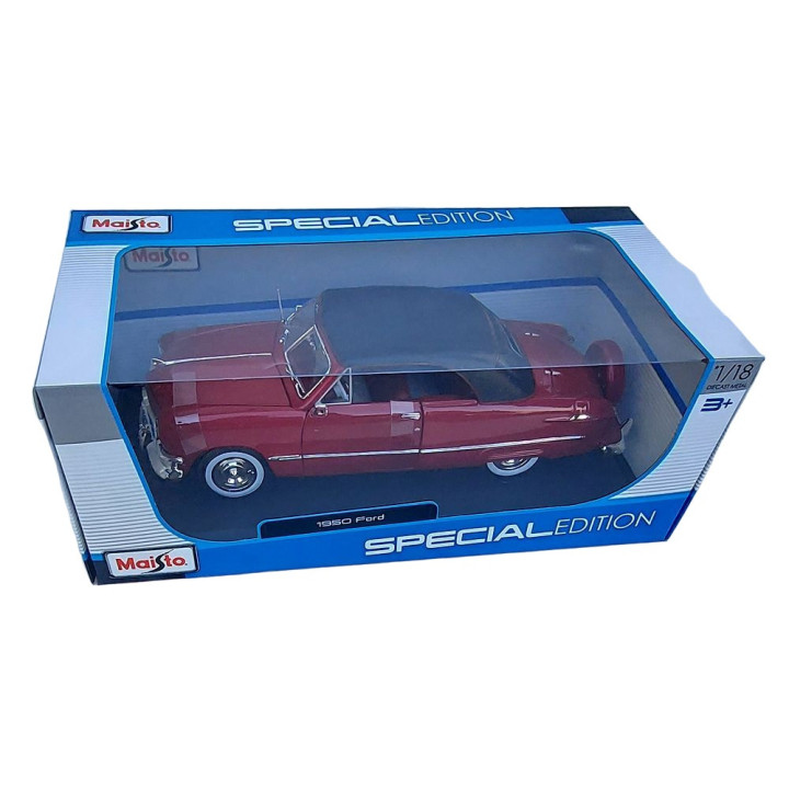 MAISTO 1/18 FORD 1950 CZERWONY