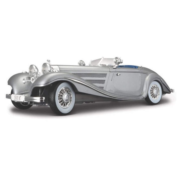 MAISTO 1/18 MERCEDES-BENZ 500K 1936      SREBRNY