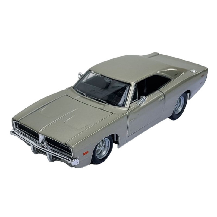 MAISTO 1/25 DODGE CHARGER R/T "1969 SILVER