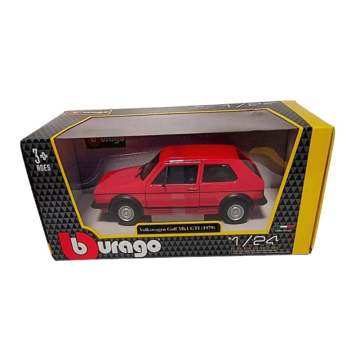 Bburago 1/24 VOLKSWAGEN GOLF MK1 GTI "1979 red (18-21089RD)