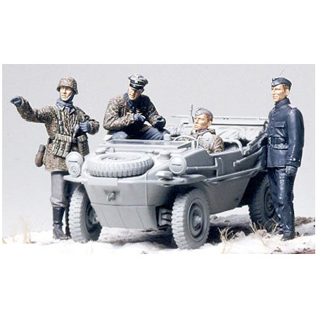 TAMIYA 1/35 NĚMECKÁ TANKOVÁ DIVIZE PRŮZKUMNÝ TÝM (35253)
