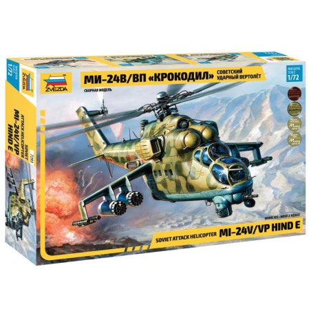 ZVEZDA 1/72 HELIKOPTER MIL MI-24B (7293)