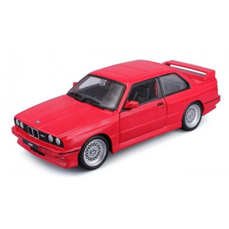 Bburago 1/24 BMW M3 (E30) 1988 czerwone  (18-21100)