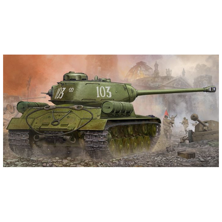 TRUMPETER 1/35 SOVĚTSKÝ TANK JS-2 HEAVY Polské lakování (05588)