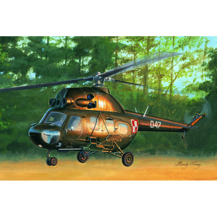 HOBBY BOSS 1/72 MI-2US HOPLITE GUNSHIP (87242) - Polské obrazy