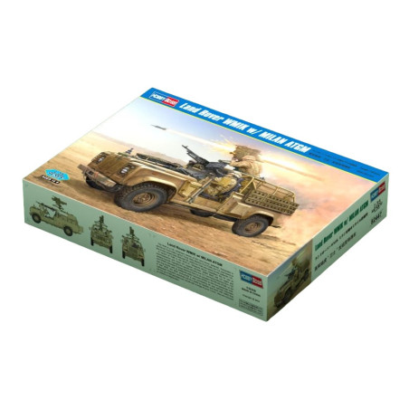 HOBBY BOSS 1/35 LAND ROVER WOLF WMIK w/  MILAN ATGM (82447)