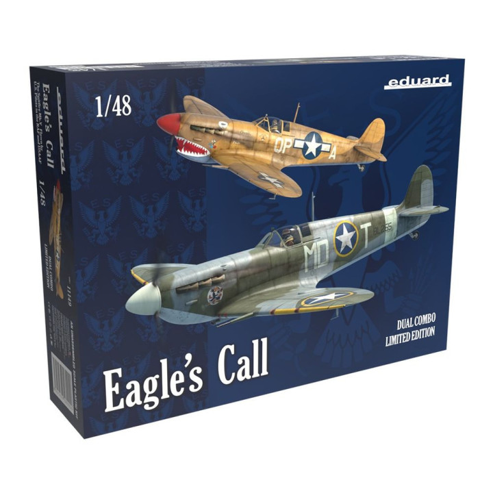 EDUARD 1/48 EAGLEs Spitfire MkVb, Mk.Vc. CALL DUAL COMBO (11149) + kleště zdarma