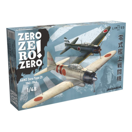 EDUARD 1/48 ZERO ZERO ZERO A6M2 Zero     Type 21 DUAL COMBO (11158) + cążki gratis