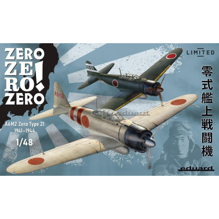 EDUARD 1/48 ZERO ZERO ZERO A6M2 Zero     Type 21 DUAL COMBO (11158) + cążki gratis