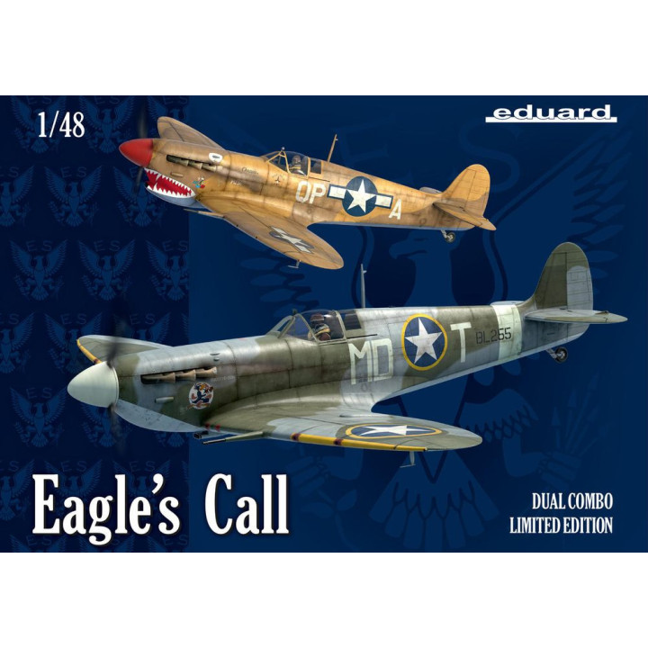 EDUARD 1/48 EAGLEs Spitfire MkVb, Mk.Vc. CALL DUAL COMBO (11149) + kleště zdarma