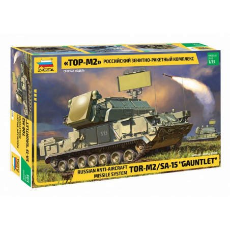 ZVEZDA 1/35 TOR-M2 RUSSIN ANTI-AIRCRAFT MISSLE SYSTEM (3633)