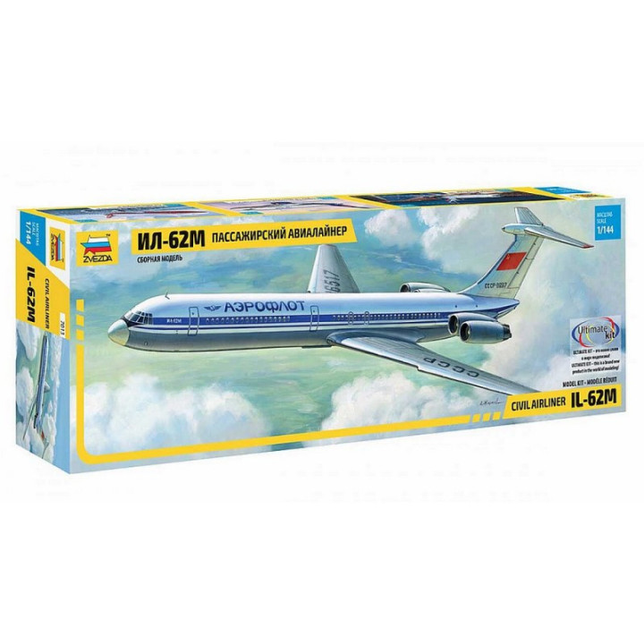 ZVEZDA 1/144 IL-62M ILYUSHIN (7013)